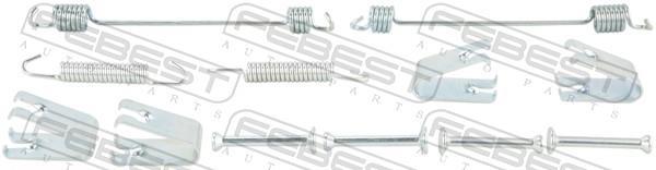 Kit d'accessoires pour mâchoire de frein à tambour FEBEST ref. 0504-DYR