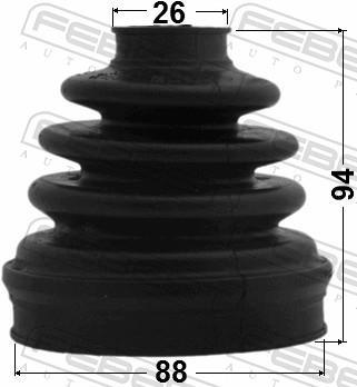 Fuelle, árbol de transmisión FEBEST ref. 0515-BL23MT