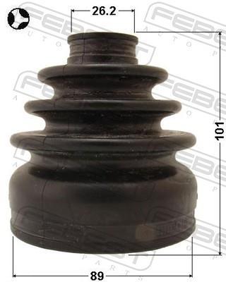 Fuelle, árbol de transmisión FEBEST ref. 0515-CX7T