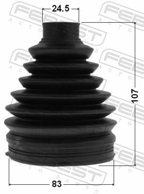 Fuelle, árbol de transmisión FEBEST ref. 0517P-BK