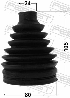 Fuelle, árbol de transmisión FEBEST ref. 0517P-BL