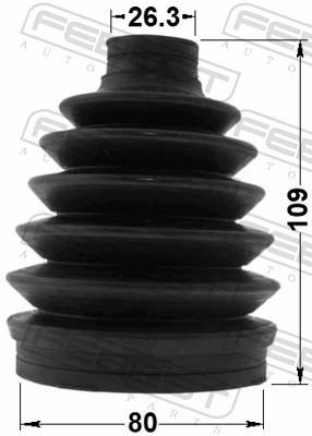 Joint-soufflet, arbre de commande FEBEST ref. 0517P-GHAT