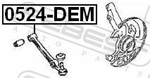 Triangle de suspension FEBEST 0524-DEM
