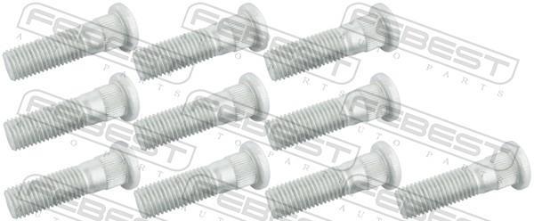 Boulon de roue FEBEST ref. 0584-001-PCS10