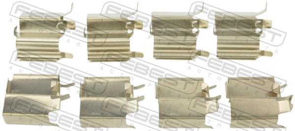 Kit d'accessoires pour plaquette de frein à disque FEBEST 0703-JB416F-KIT