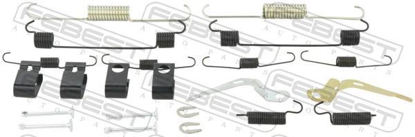 Kit d'accessoires pour mâchoire de frein à tambour FEBEST ref. 0704-JB625-KIT