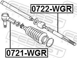 Tirante da direção FEBEST ref. 0722-WGR