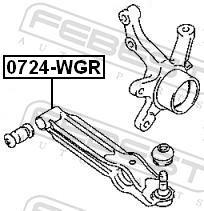 Triangle de suspension FEBEST ref. 0724-WGR
