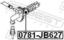 Embraiagem transmissor FEBEST ref. 0781-JB627