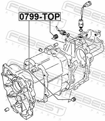 Bouchon de vidange FEBEST ref. 0799-TOP