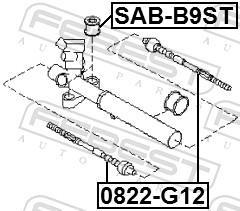 Tirante da direção FEBEST ref. 0822-G12