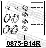 Kit de réparation d'étrier de frein FEBEST ref. 0875-B14R