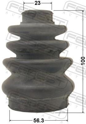 Fuelle, árbol de transmisión FEBEST ref. 1015-T200