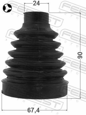 Fuelle, árbol de transmisión FEBEST ref. 1015-T300