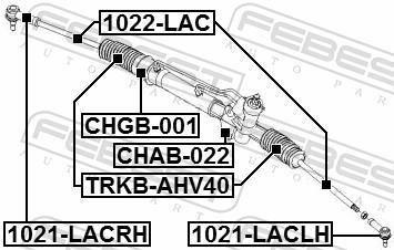 Tirante da direção FEBEST ref. 1022-LAC