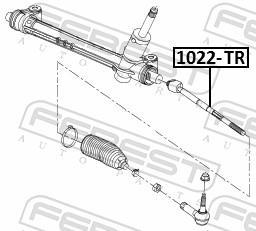 Tirante da direção FEBEST ref. 1022-TR