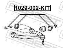 Vis de correction du carrossage FEBEST ref. 1029-002-KIT