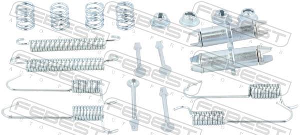 Kit d'accessoires pour mâchoire de frein à tambour FEBEST ref. 1204-IX354WDR-KIT