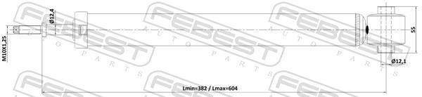 Amortisseurs FEBEST ref. 12110-004R