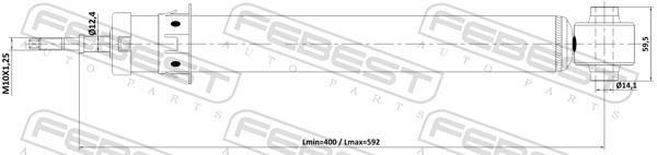Amortisseurs FEBEST ref. 12110-006R