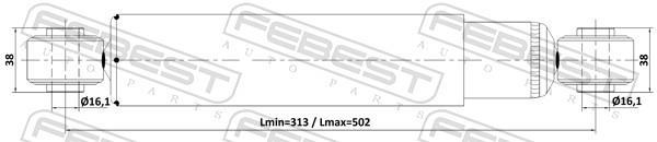 Amortisseurs FEBEST ref. 12110-016R