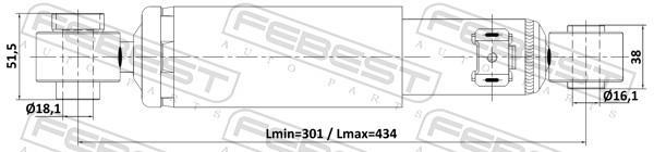 Amortisseurs FEBEST ref. 12110-020R
