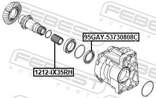 Cardan FEBEST ref. 1212-IX35RH