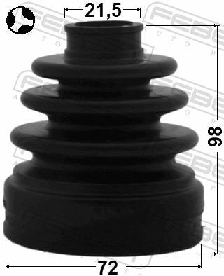 Joint-soufflet, arbre de commande FEBEST ref. 1215-SOLT