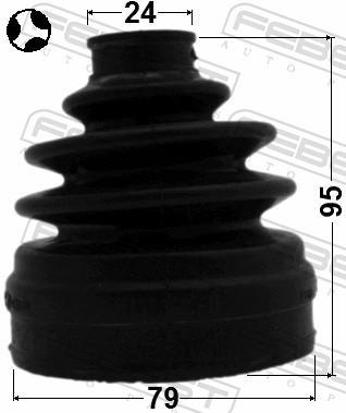 Joint-soufflet, arbre de commande FEBEST ref. 1215-TUC20MTT