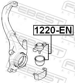 Rotule de suspension (Rotule de pivot) FEBEST 1220-EN