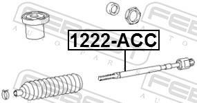 Tirante da direção FEBEST ref. 1222-ACC