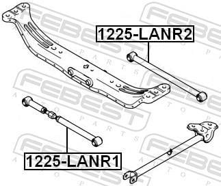 Triangle de suspension FEBEST ref. 1225-LANR1
