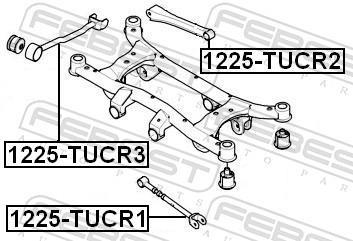 Triângulo, braço de suspensão FEBEST ref. 1225-TUCR3