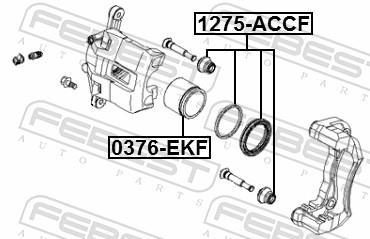 Kit de réparation d'étrier de frein FEBEST ref. 1275-ACCF