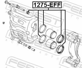 Kit de réparation d'étrier de frein FEBEST ref. 1275-EFF