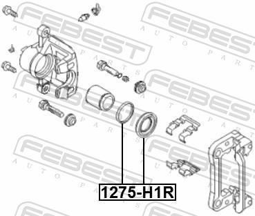 Kit de réparation d'étrier de frein FEBEST ref. 1275-H1R