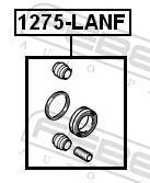 Kit de réparation d'étrier de frein FEBEST 1275-LANF