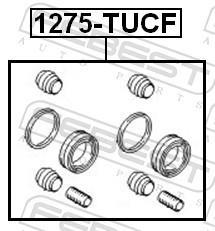Kit de réparation d'étrier de frein FEBEST ref. 1275-TUCF