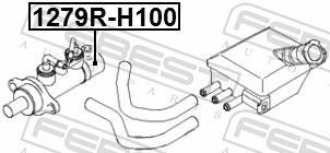 Kit de réparation, cylindre de roue FEBEST ref. 1279R-H100
