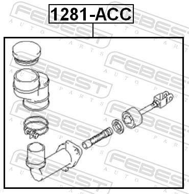 Embraiagem transmissor FEBEST ref. 1281-ACC