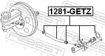 Embraiagem transmissor FEBEST ref. 1281-GETZ