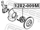 Cubo de rueda FEBEST ref. 1282-009M