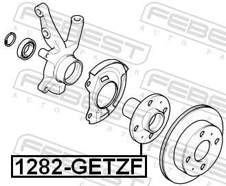 Cubo de roda FEBEST ref. 1282-GETZF