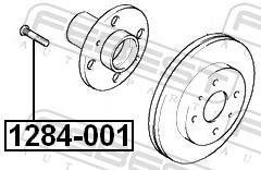 Tornillo de rueda FEBEST ref. 1284-001