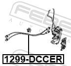 Cabo de bloqueio de porta FEBEST ref. 1299-DCCER