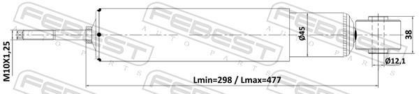 Amortisseurs FEBEST ref. 14110-006R
