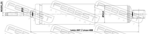Amortisseurs FEBEST ref. 14110-007R