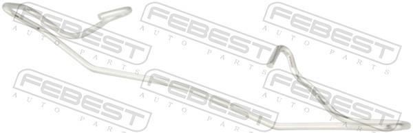 Ressort, plaquette de frein à disque FEBEST 1603-001