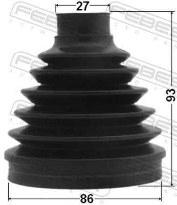 Fuelle, árbol de transmisión FEBEST ref. 1615P-164LH