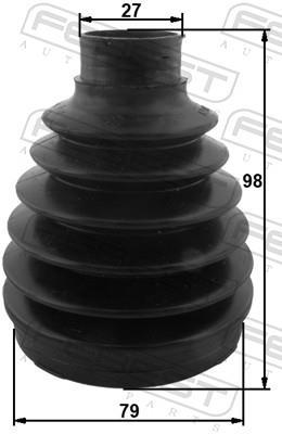 Soufflet de cardan FEBEST ref. 1615P-251